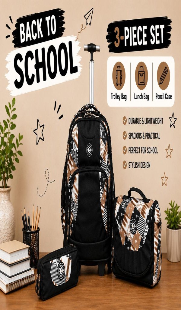 PENGUIN TROLLY BAG - SET OF 3